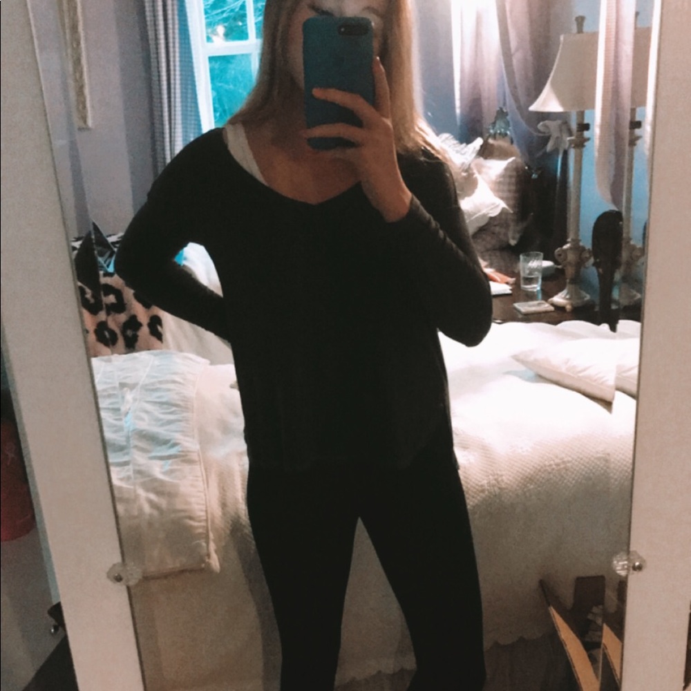 American Eagle soft and sexy dark grey shirt!